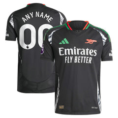 Arsenal 2024/25 Away Custom Jersey Black | Adidas online