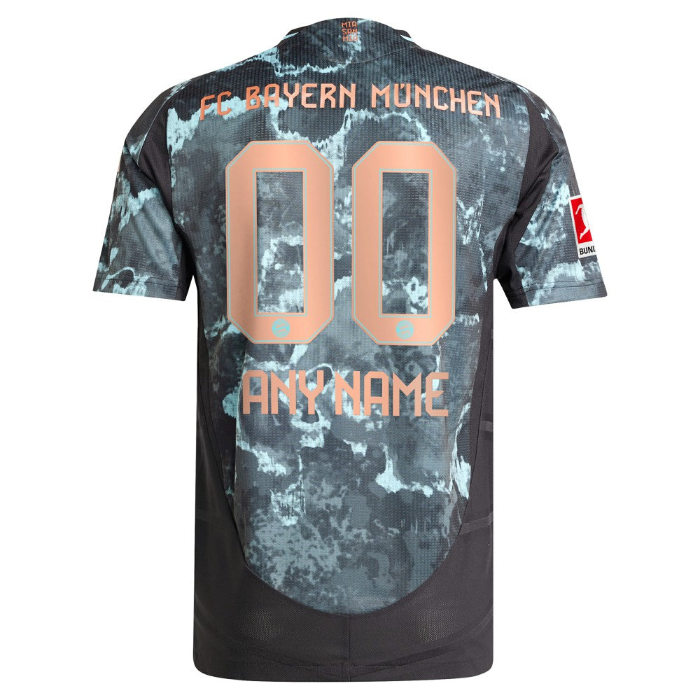 Bayern Munich 2024/25 Away Custom Jersey Black | Adidas Online