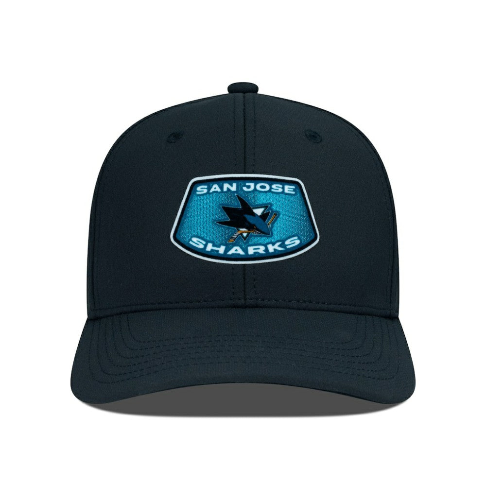 San Jose Sharks Levelwear Rise Skylight Flex Hat - Black - NHL