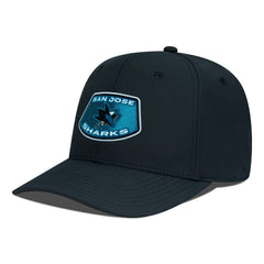 San Jose Sharks Levelwear Rise Skylight Flex Hat - Black - NHL