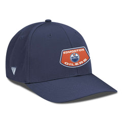 Edmonton Oilers Levelwear Rise Skylight Flex Hat - Navy - NHL