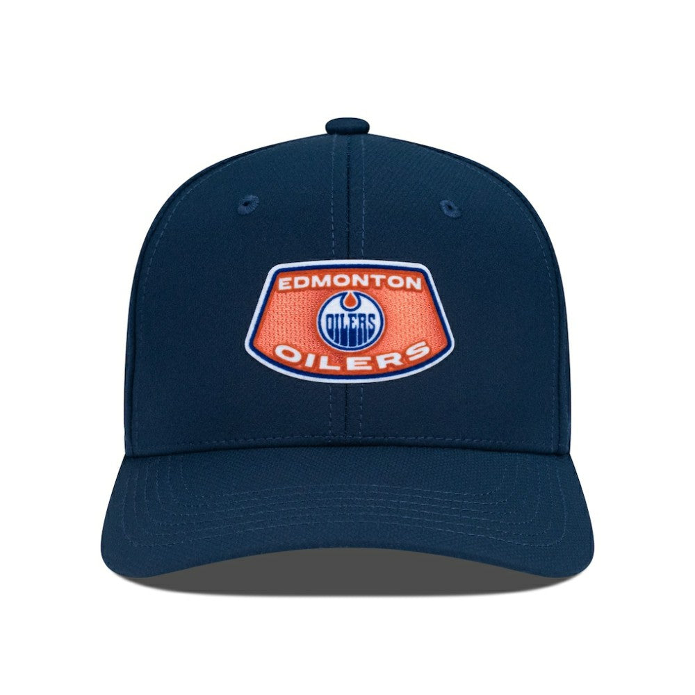 Edmonton Oilers Levelwear Rise Skylight Flex Hat - Navy - NHL