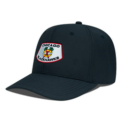 Chicago Blackhawks Levelwear Rise Skylight Flex Hat - Black - NHL