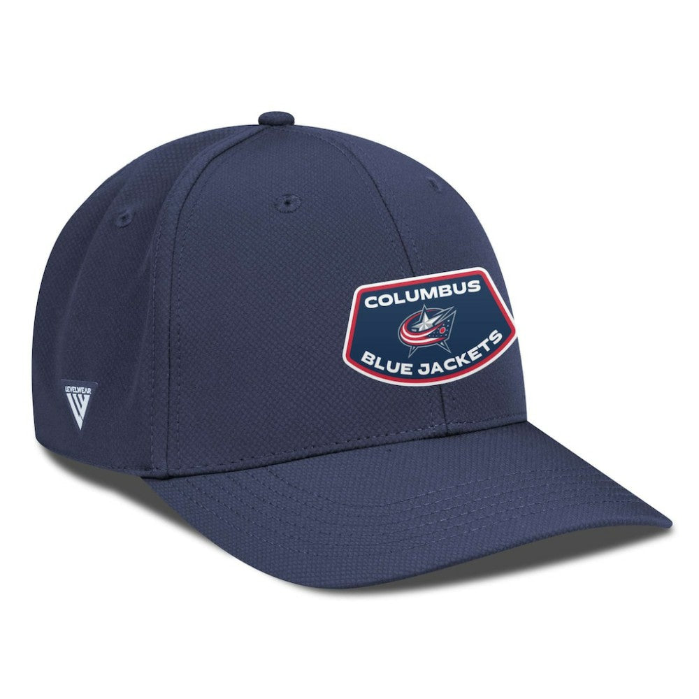 Columbus Blue Jackets Levelwear Rise Skylight Flex Hat - Navy - NHL