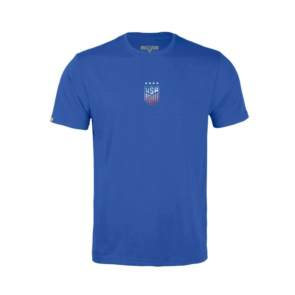 USWNT Levelwear Youth Little Richmond T-Shirt Royal - FIFA World CUP