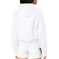 New York Knicks G-III 4Her by Carl Banks Women's Team Collage Graphic Fleece Pullover Hoodie White - NBA