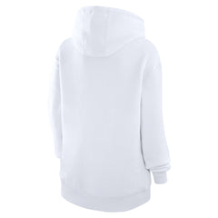 New York Knicks G-III 4Her by Carl Banks Women's Team Collage Graphic Fleece Pullover Hoodie White - NBA