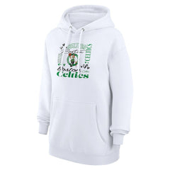 Boston Celtics G-III 4Her by Carl Banks Women's Team Collage Graphic Fleece Pullover Hoodie White - NBA