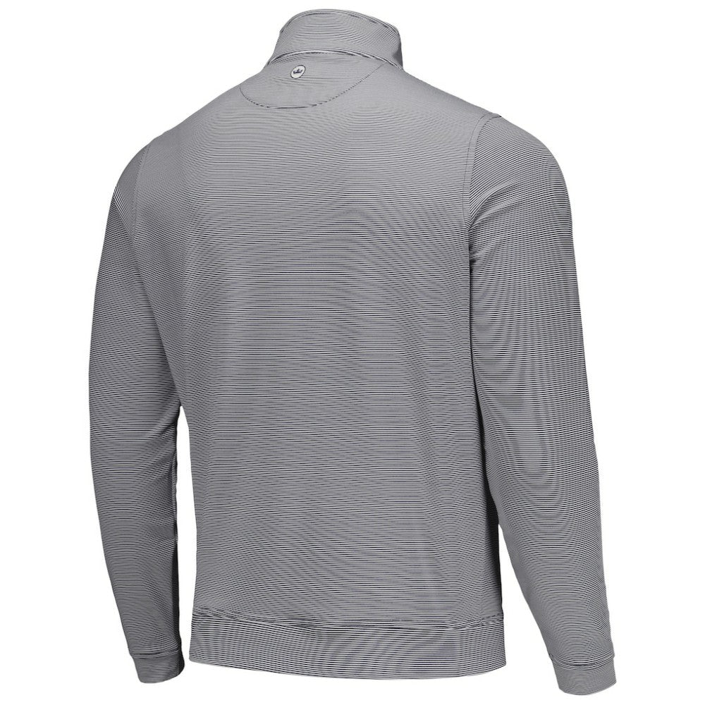 Baltimore Orioles Peter Millar Perth Sugar Stripe Performance Quarter-Zip Top - MLB