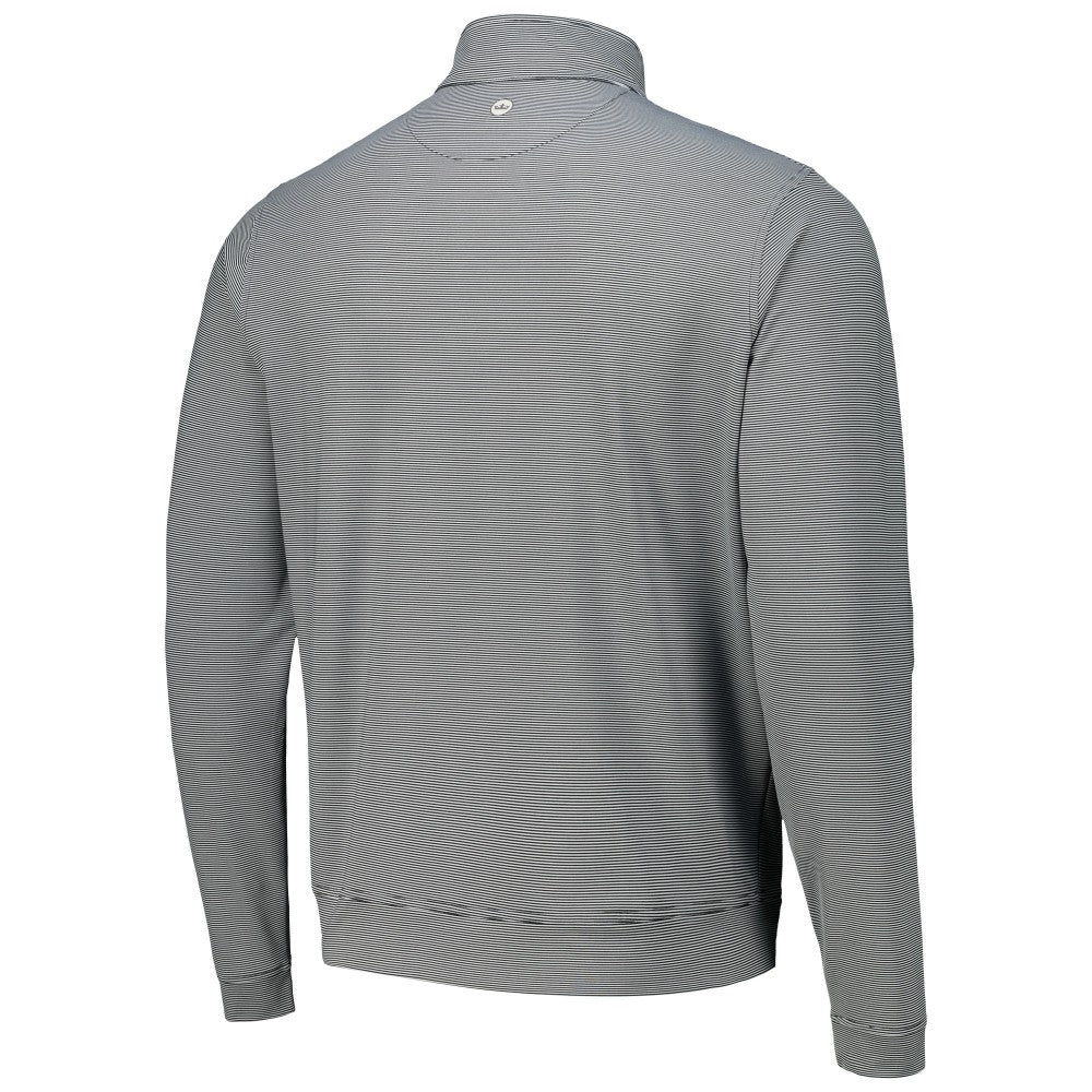 Cincinnati Reds Peter Millar Perth Sugar Stripe Performance Quarter-Zip Top - MLB