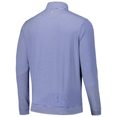 Los Angeles Dodgers Peter Millar Perth Sugar Stripe Performance Quarter-Zip Top - MLB