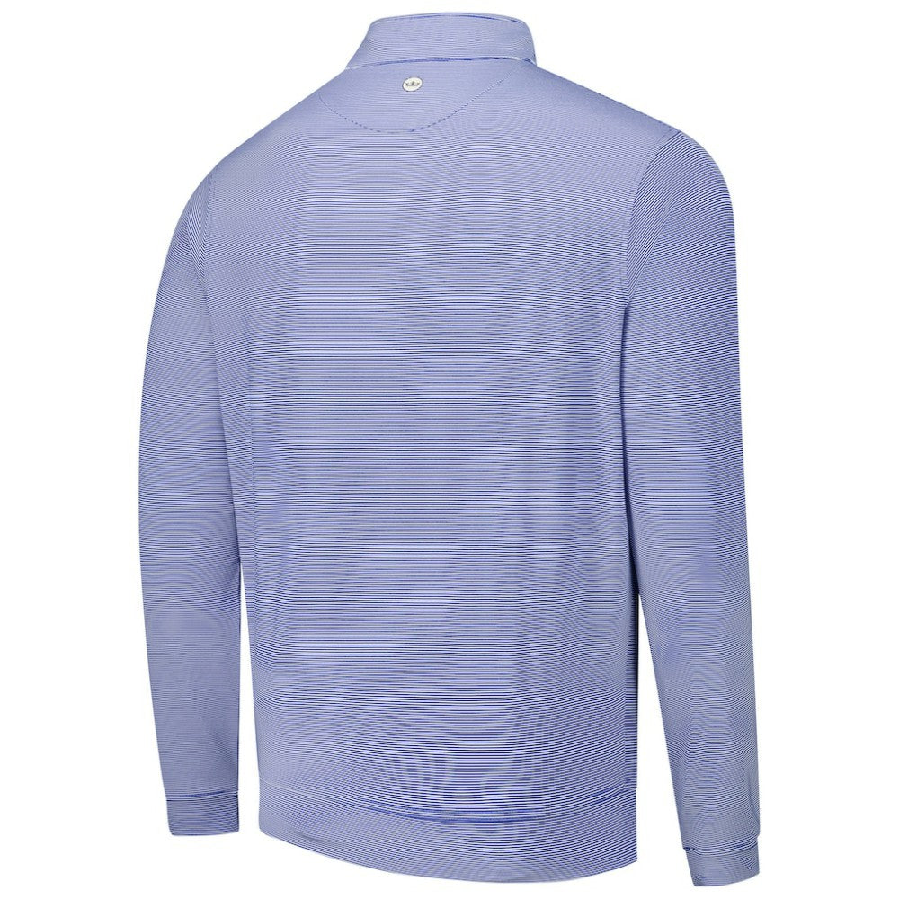 Philadelphia Phillies Peter Millar Perth Sugar Stripe Performance Quarter-Zip Top - MLB