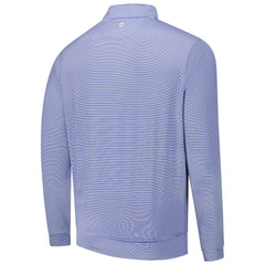 Philadelphia Phillies Peter Millar Perth Sugar Stripe Performance Quarter-Zip Top - MLB