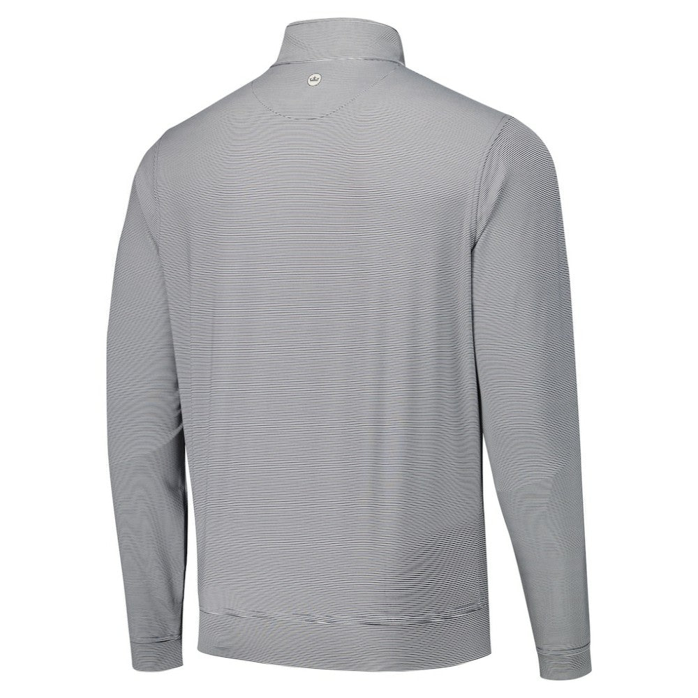 San Francisco Giants Peter Millar Perth Sugar Stripe Performance Quarter-Zip Top - MLB