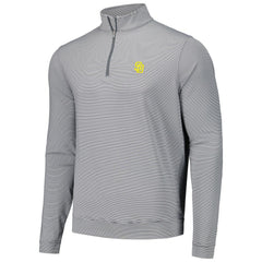 San Diego Padres Peter Millar Perth Sugar Stripe Performance Quarter-Zip Top - MLB