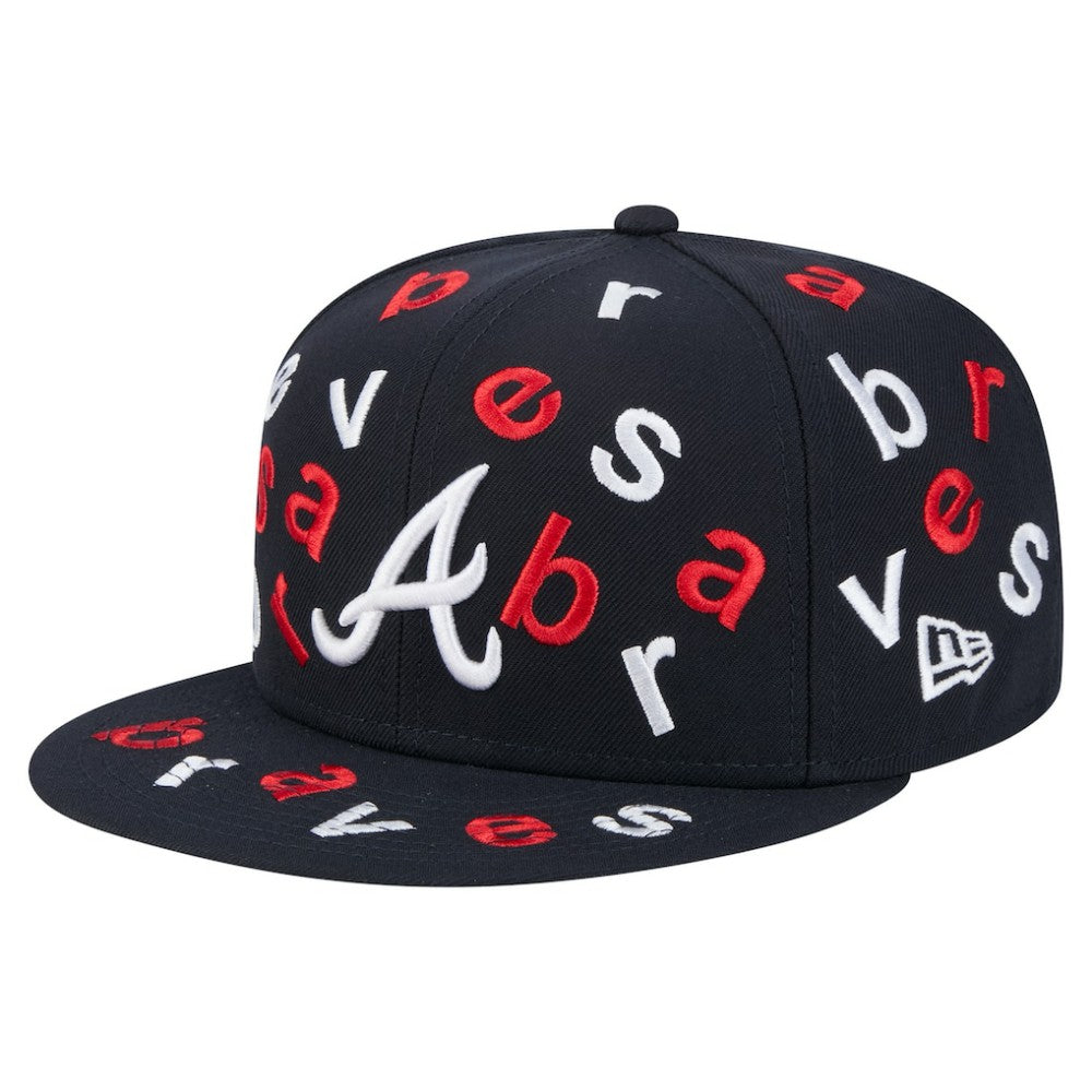 Atlanta Braves New Era Team Confetti 59FIFTY Fitted Hat - MLB