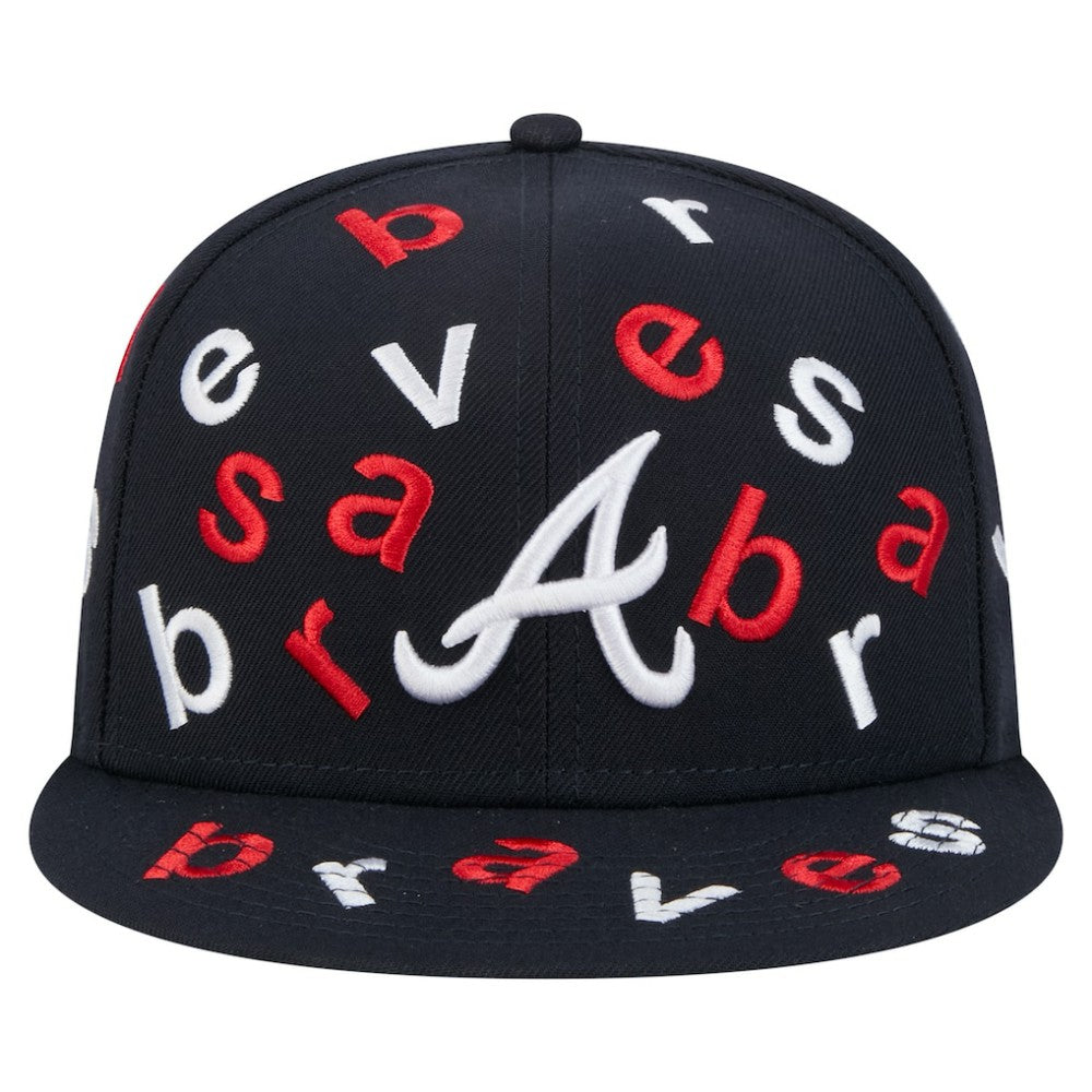 Atlanta Braves New Era Team Confetti 59FIFTY Fitted Hat - MLB