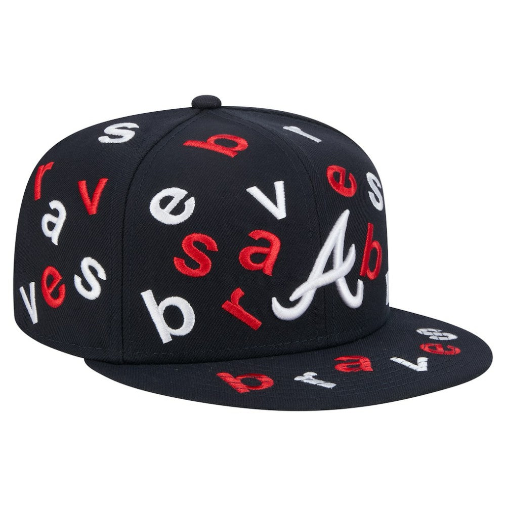 Atlanta Braves New Era Team Confetti 59FIFTY Fitted Hat - MLB