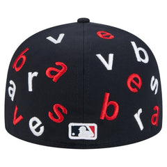 Atlanta Braves New Era Team Confetti 59FIFTY Fitted Hat - MLB