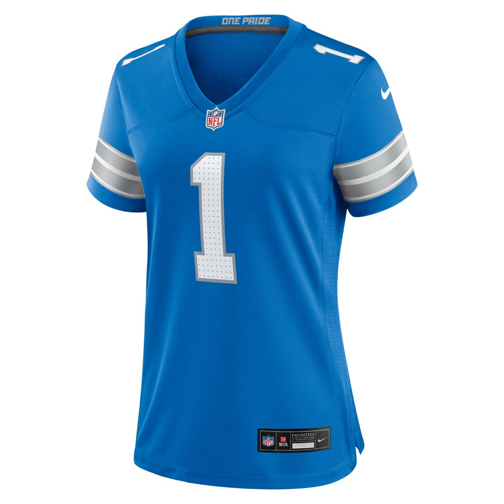 Number 1 Mom Detroit Lions Game Jersey Blue | Nike for Sale