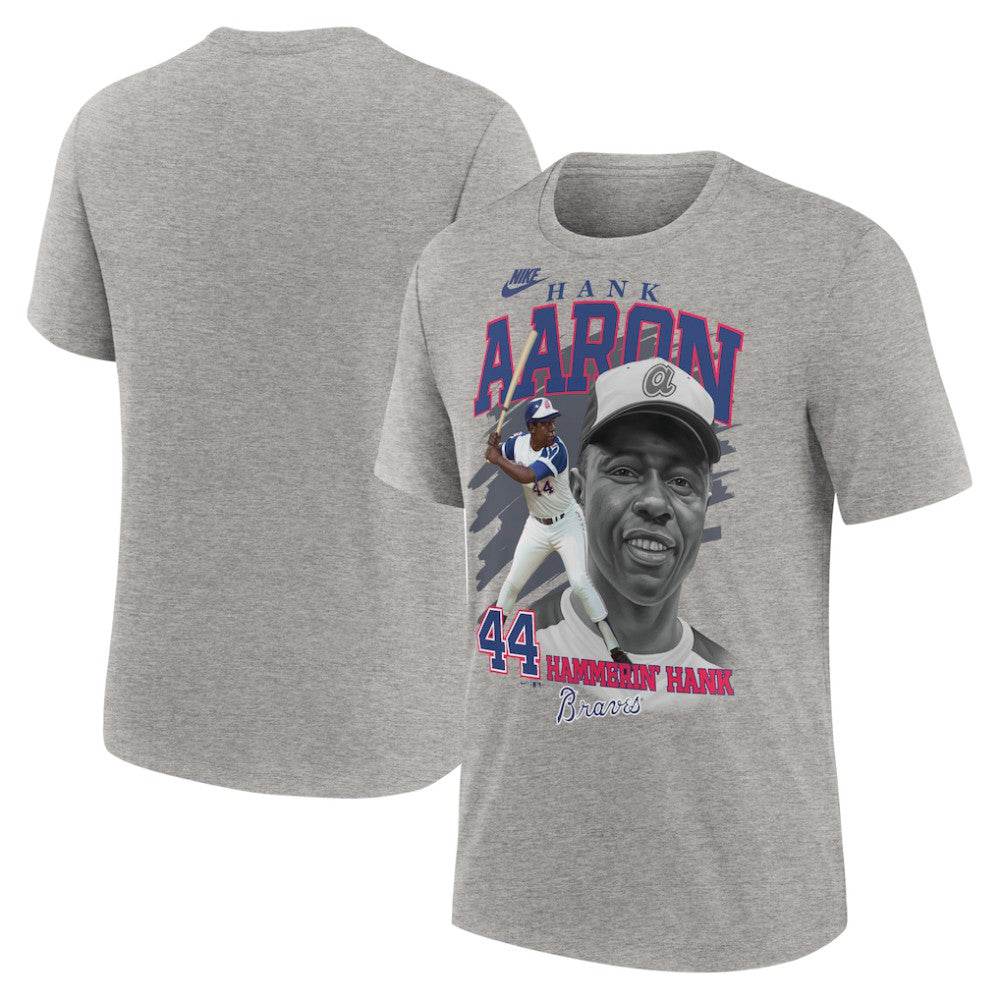 Hank Aaron Atlanta Braves Nike Cooperstown Collection Player Local T-Shirt - MLB