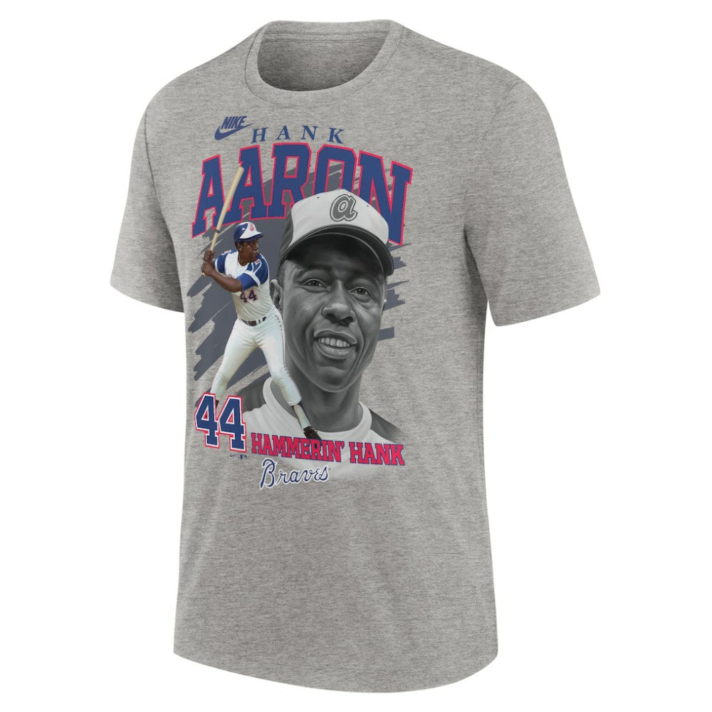 Hank Aaron Atlanta Braves Nike Cooperstown Collection Player Local T-Shirt - MLB