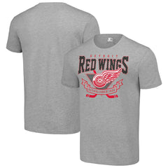 Detroit Red Wings Starter Team Logo Graphic T-Shirt - Heather Gray - NHL