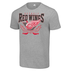 Detroit Red Wings Starter Team Logo Graphic T-Shirt - Heather Gray - NHL