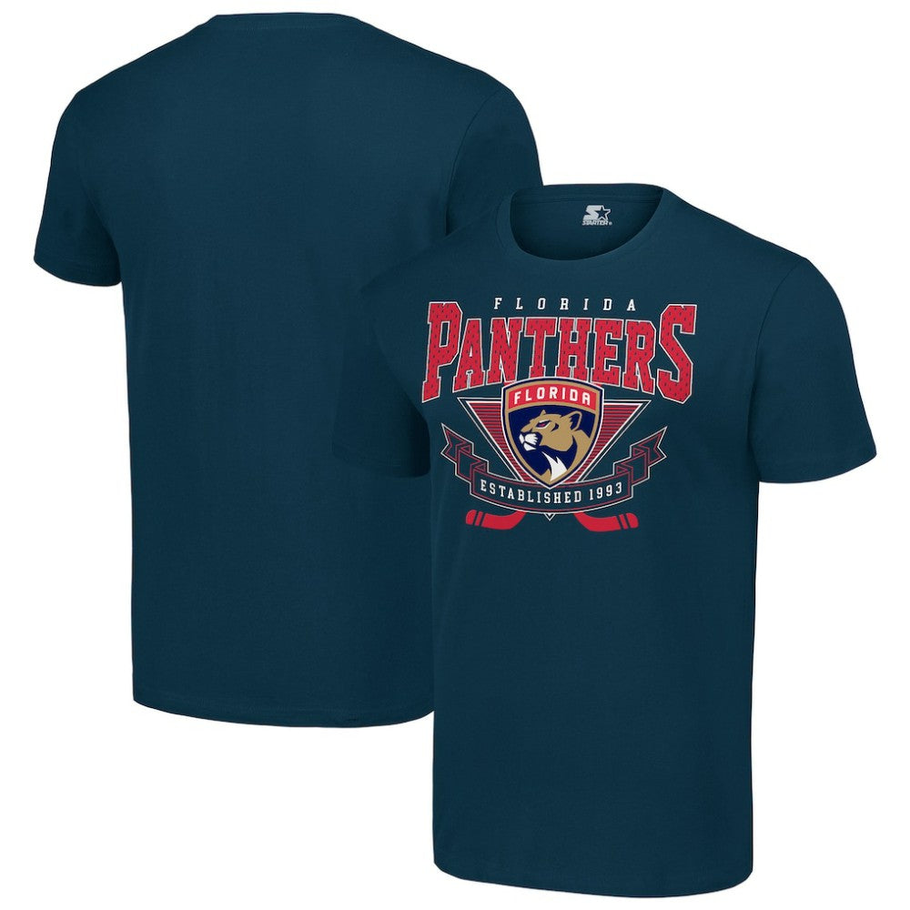 Florida Panthers Starter Team Logo Graphic T-Shirt - Navy - NHL