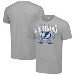 Tampa Bay Lightning Starter Team Logo Graphic T-Shirt - Heather Gray - NHL