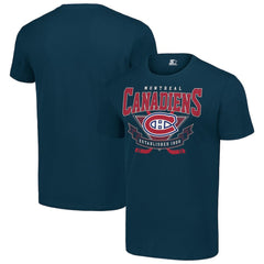 Montreal Canadiens Starter Team Logo Graphic T-Shirt - Navy - NHL