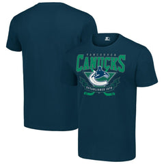 Vancouver Canucks Starter Team Logo Graphic T-Shirt - Navy - NHL