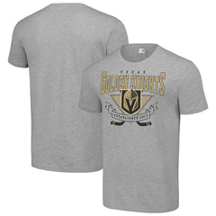 Vegas Golden Knights Starter Team Logo Graphic T-Shirt - Heather Gray - NHL