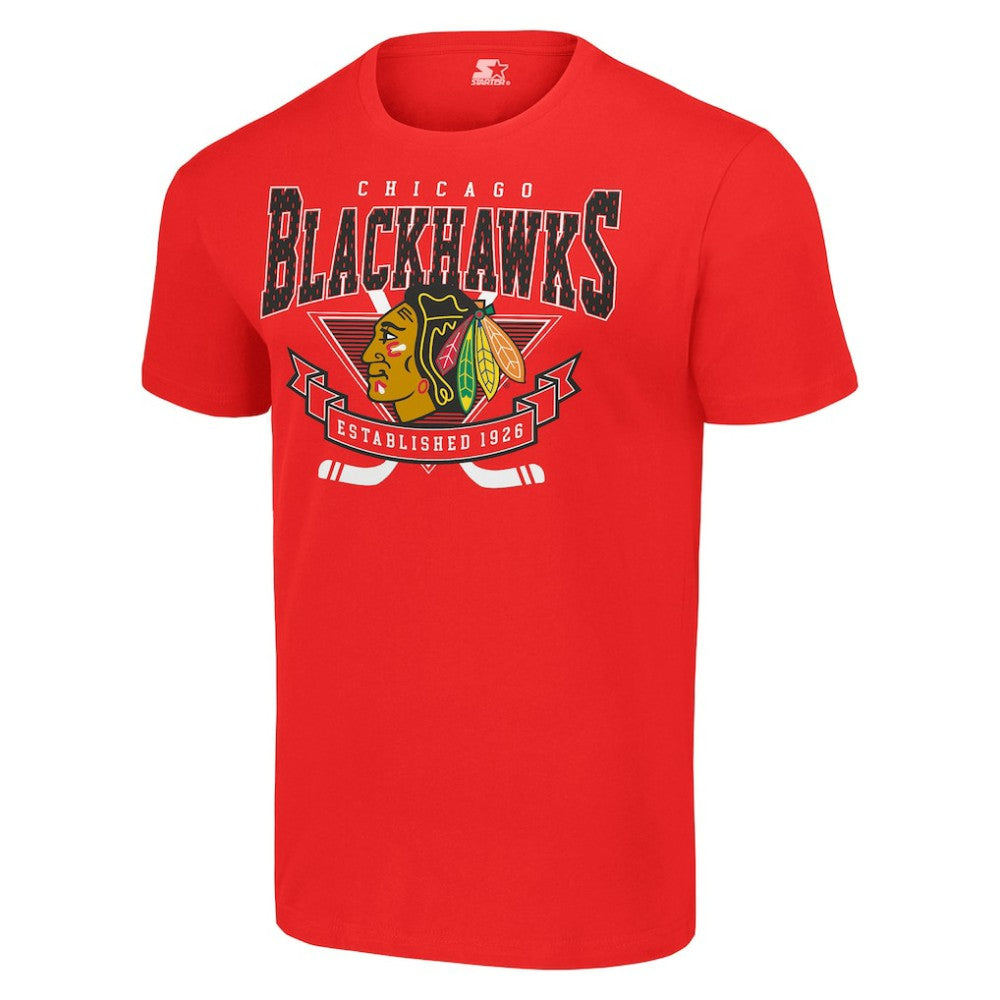 Chicago Blackhawks Starter Team Logo Graphic T-Shirt - Red - NHL