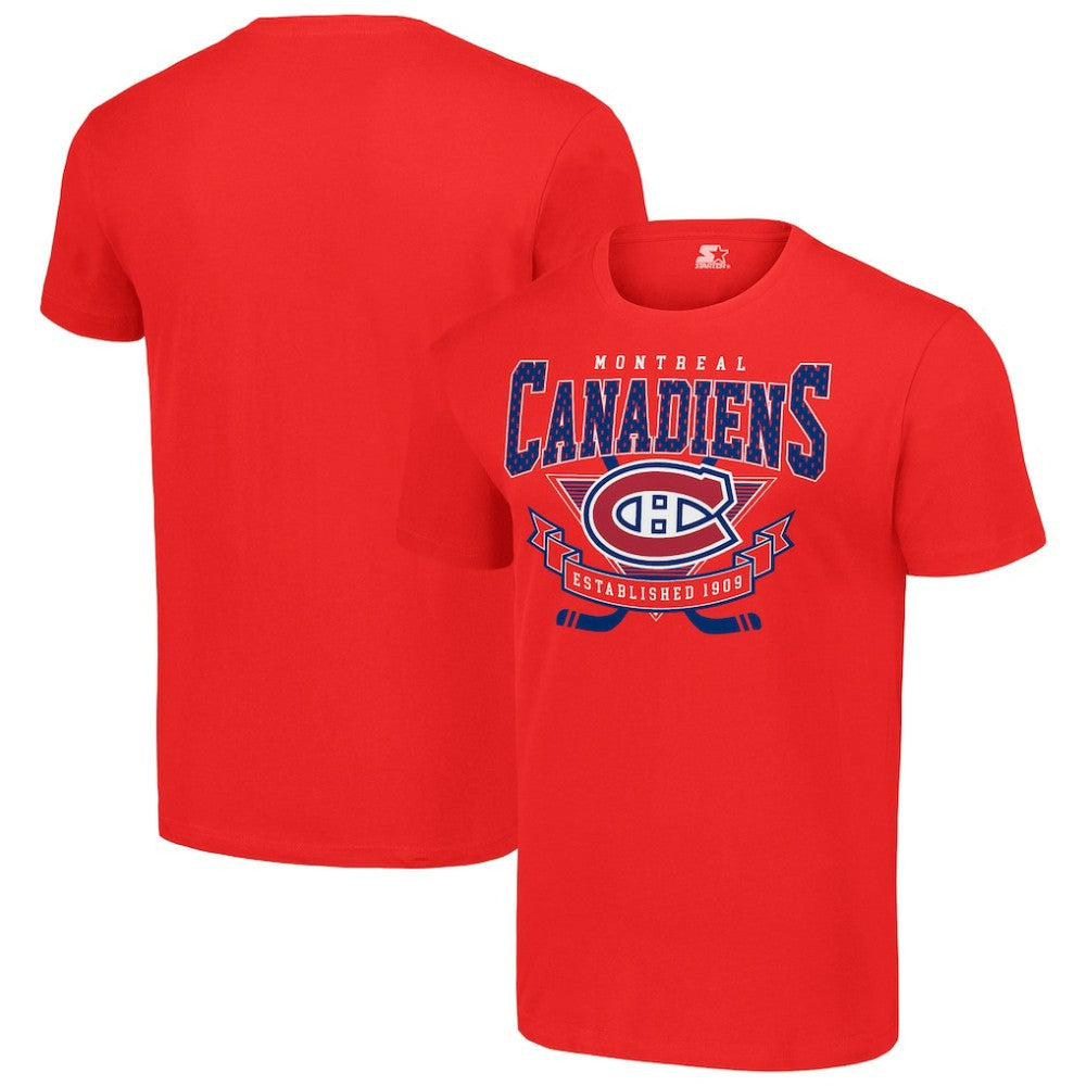 Montreal Canadiens Starter Team Logo Graphic T-Shirt - Red - NHL
