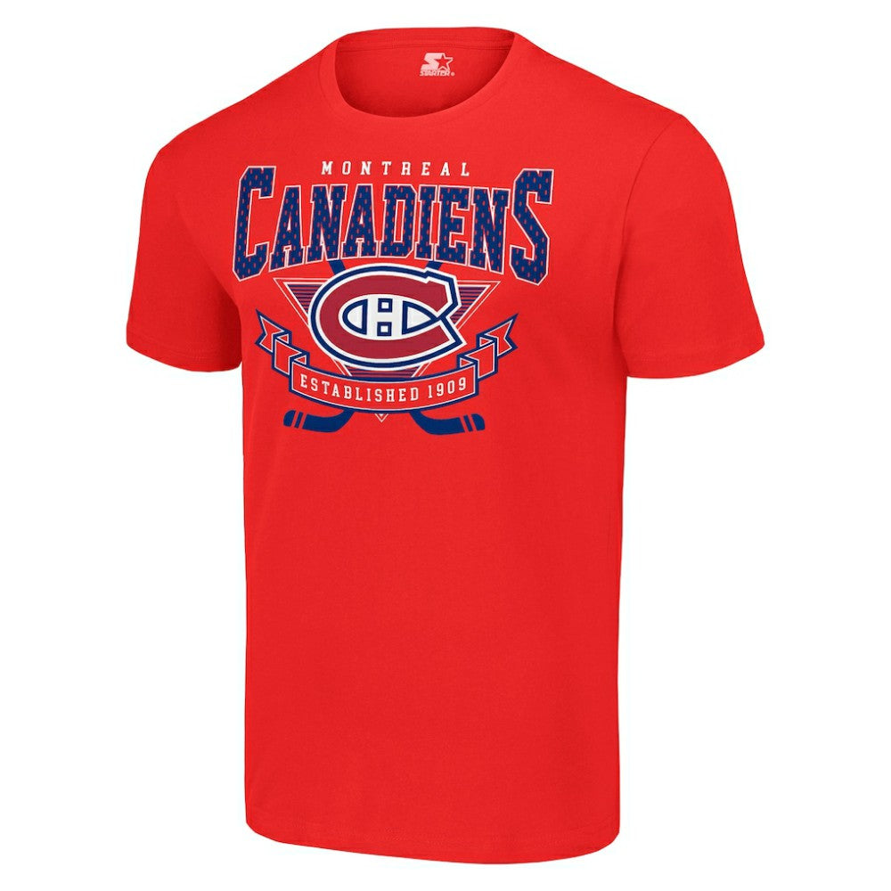 Montreal Canadiens Starter Team Logo Graphic T-Shirt - Red - NHL