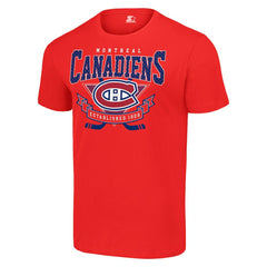 Montreal Canadiens Starter Team Logo Graphic T-Shirt - Red - NHL