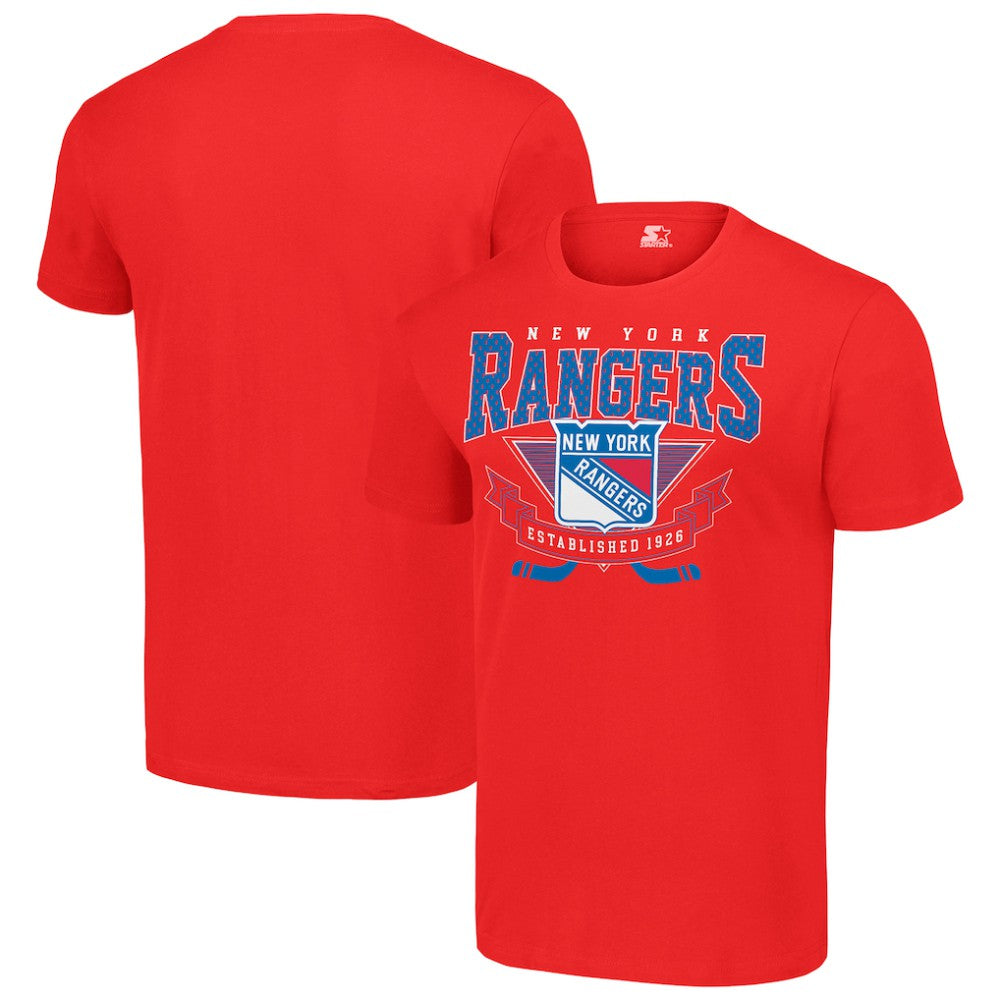 New York Rangers Starter Team Logo Graphic T-Shirt - Red - NHL