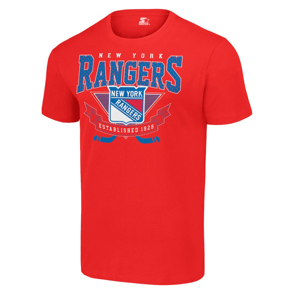 New York Rangers Starter Team Logo Graphic T-Shirt - Red - NHL