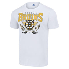 Boston Bruins Starter Team Logo Graphic T-Shirt - White - NHL
