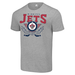 Winnipeg Jets Starter Team Logo Graphic T-Shirt - Heather Gray - NHL