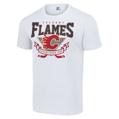 Calgary Flames Starter Team Logo Graphic T-Shirt - White - NHL