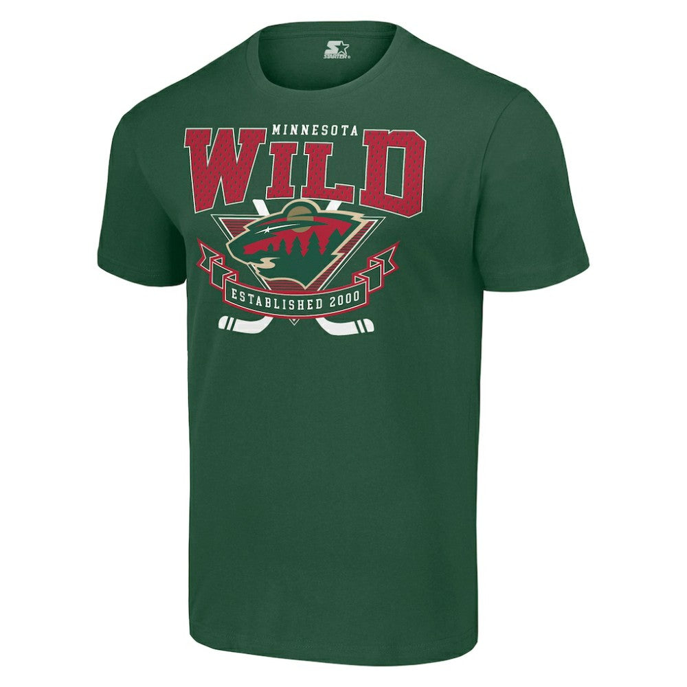 Minnesota Wild Starter Team Logo Graphic T-Shirt - Green - NHL