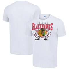 Chicago Blackhawks Starter Team Logo Graphic T-Shirt - White - NHL