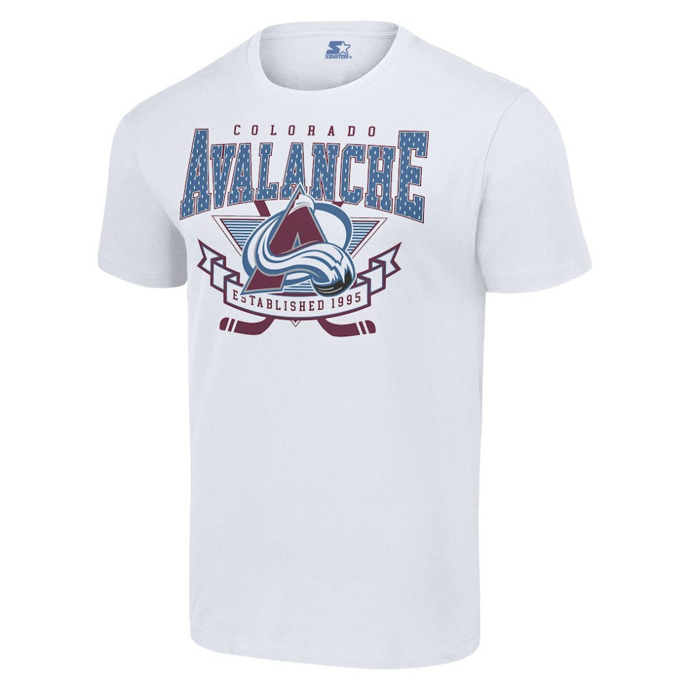 Colorado Avalanche Starter Team Logo Graphic T-Shirt - White - NHL