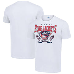 Columbus Blue Jackets Starter Team Logo Graphic T-Shirt - White - NHL