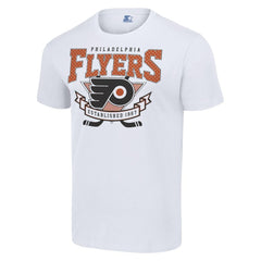 Philadelphia Flyers Starter Team Logo Graphic T-Shirt - White - NHL