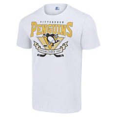 Pittsburgh Penguins Starter Team Logo Graphic T-Shirt - White - NHL
