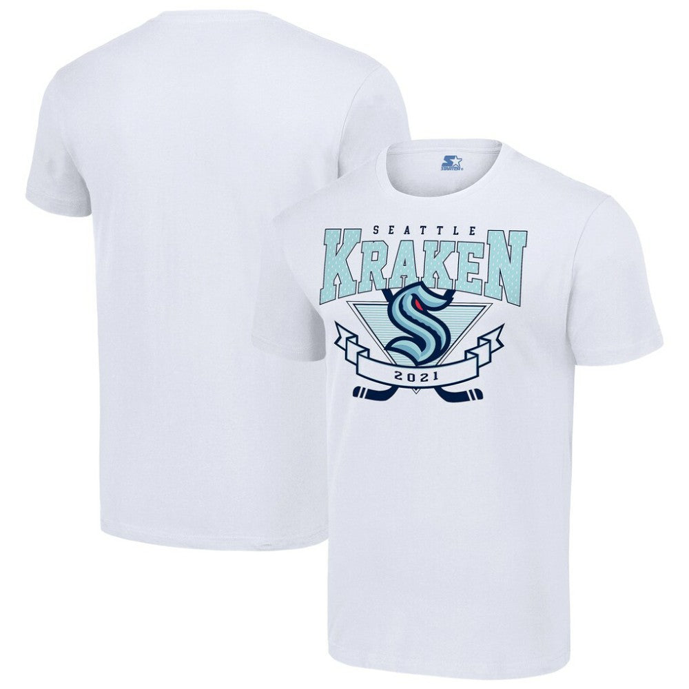 Seattle Kraken Starter Team Logo Graphic T-Shirt - White - NHL