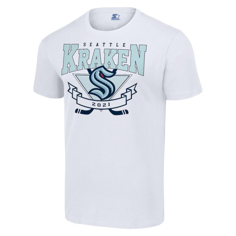 Seattle Kraken Starter Team Logo Graphic T-Shirt - White - NHL